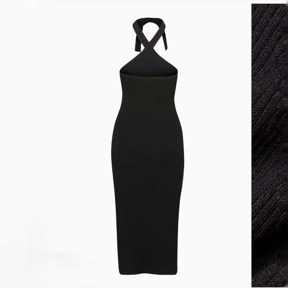 Aritizia Cayenne Halter Dress in Black - Picture 3 of 9